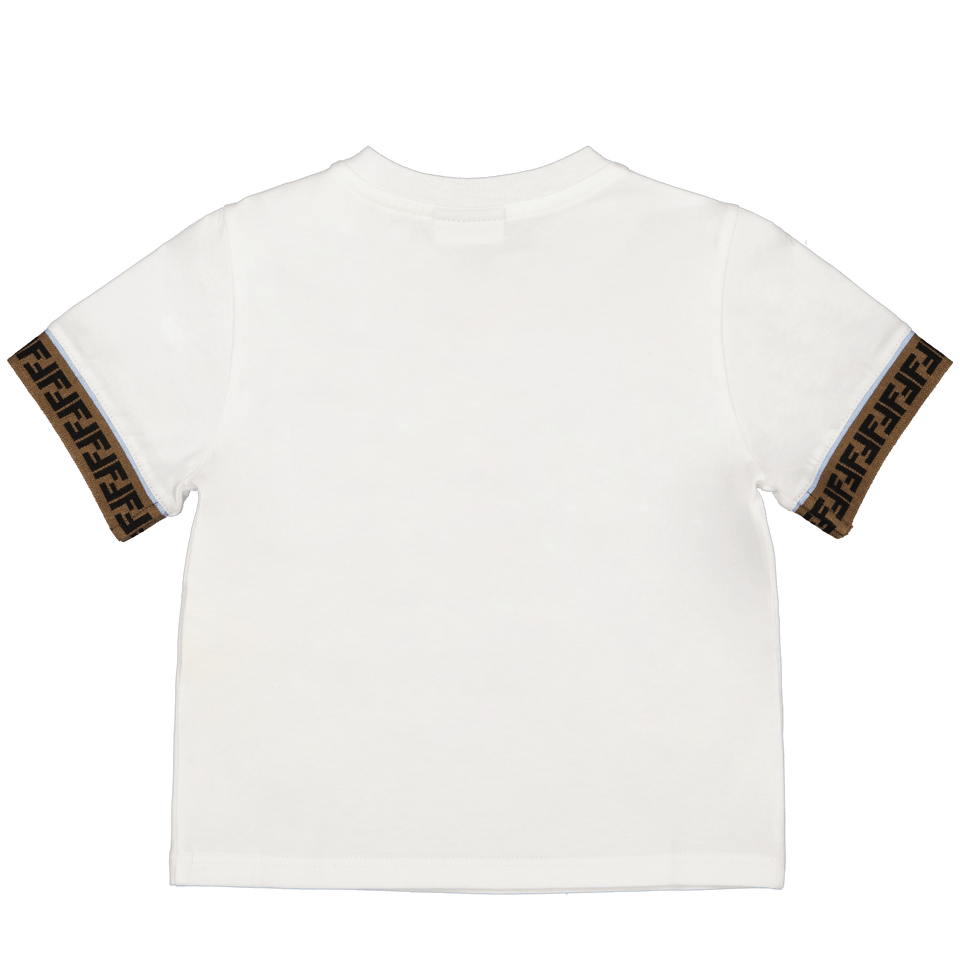 Fendi Baby Boys T-Shirt  White