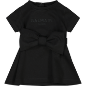 Balmain Bebek Bebek Elbise Siyah