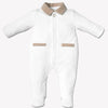First Baby Unisex Playsuit Beige