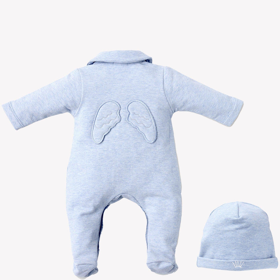 First Baby Unisex Romper Light Blue