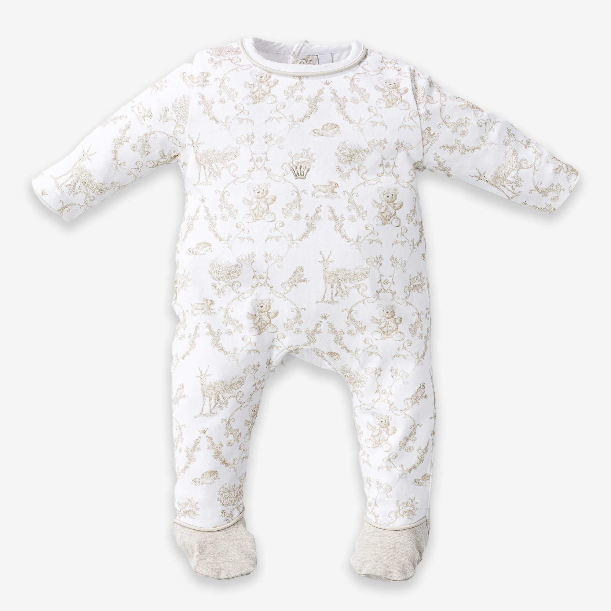 First Baby Unisex Romper In White