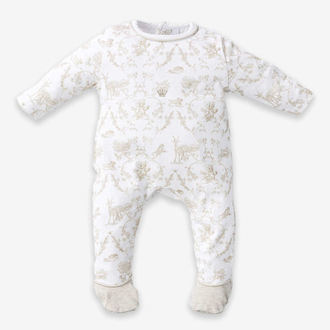 First Baby Unisex Romper In White