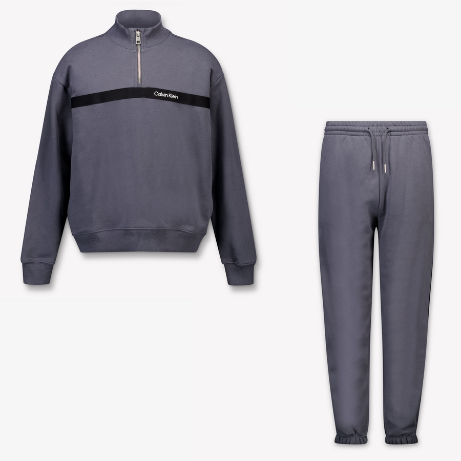 Calvin Klein Kinder Jongens Joggingpak In Donker Grijs