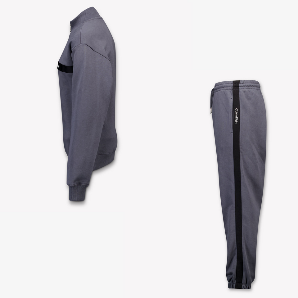 Calvin Klein Kinder Jongens Joggingpak In Donker Grijs