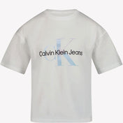 Calvin Klein Kids Girls T-Shirt Beyaz