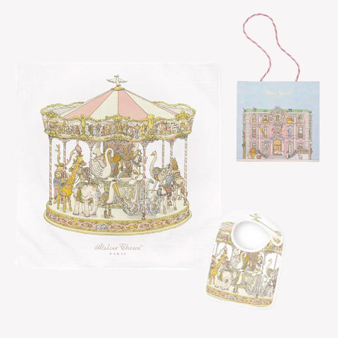 Atelier Choux Baby Carré en Satijn Slab Set