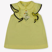 Fendi Baby Girls Dress  Yellow