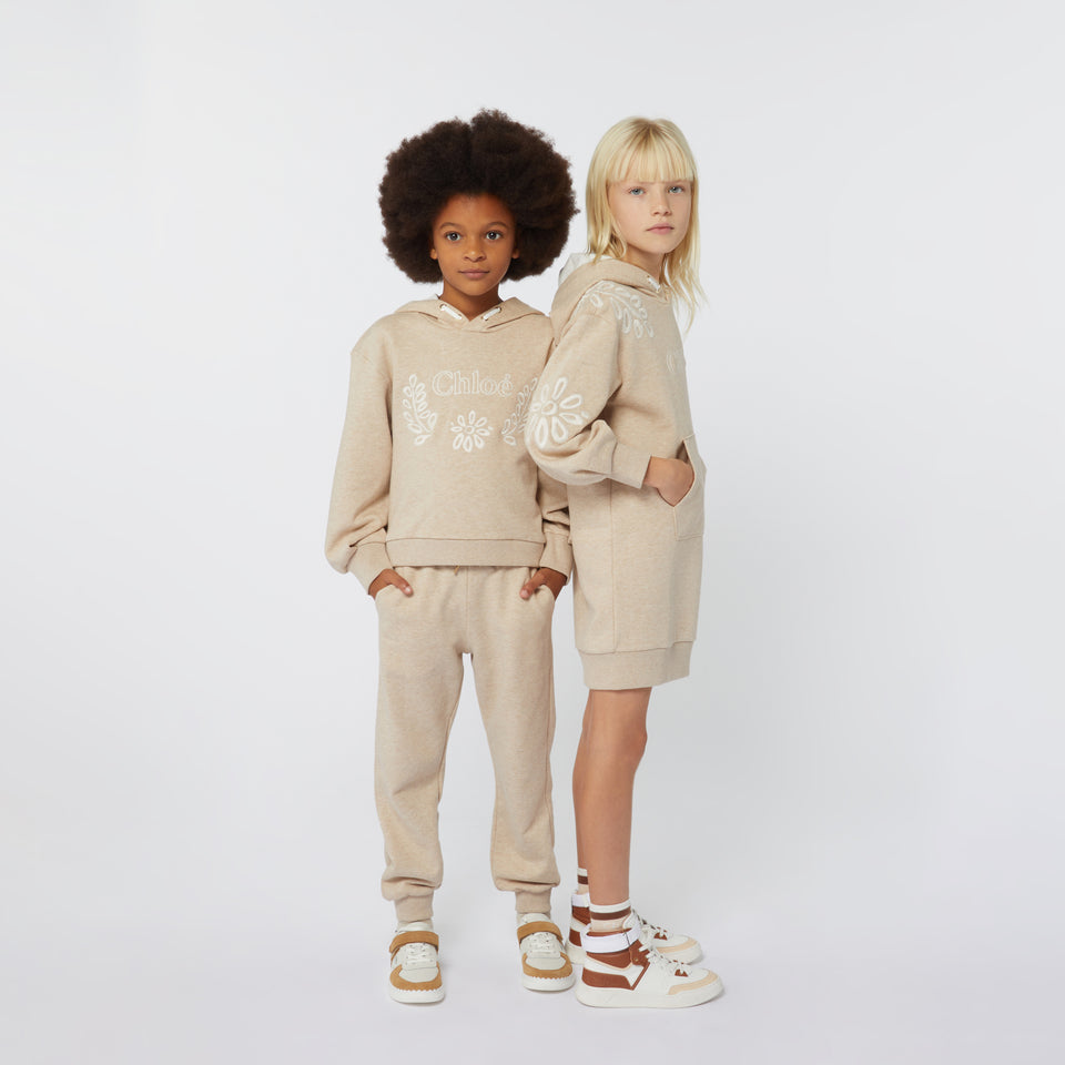 Chloé Meisjes Broek Beige