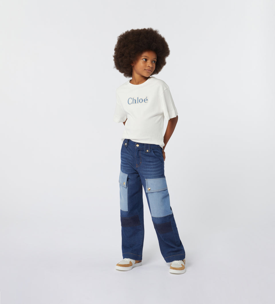 Chloé Girls Jeans Blue