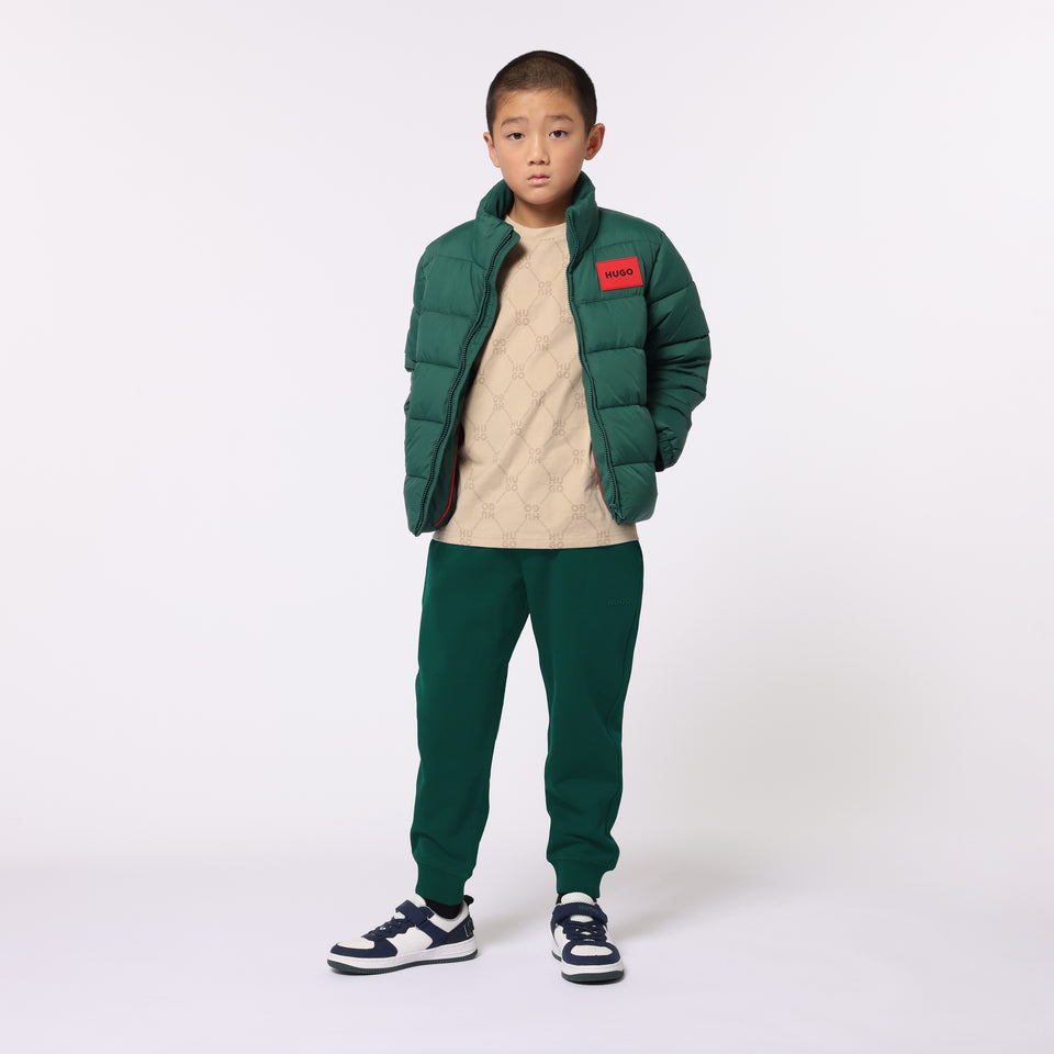 Hugo Children's Boys Winter Jacket Dark Green