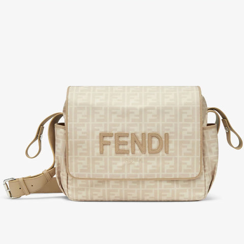 Fendi Baby Unisex diaper bag in Beige