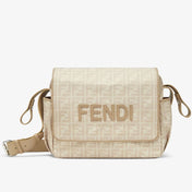 Fendi Baby Unisex Diaper Bag  Beige