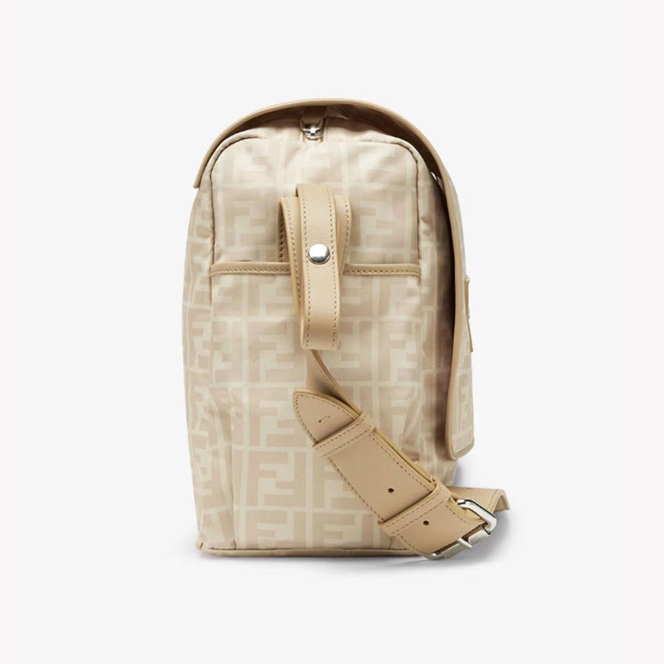 Fendi Baby Unisex Diaper Bag  Beige