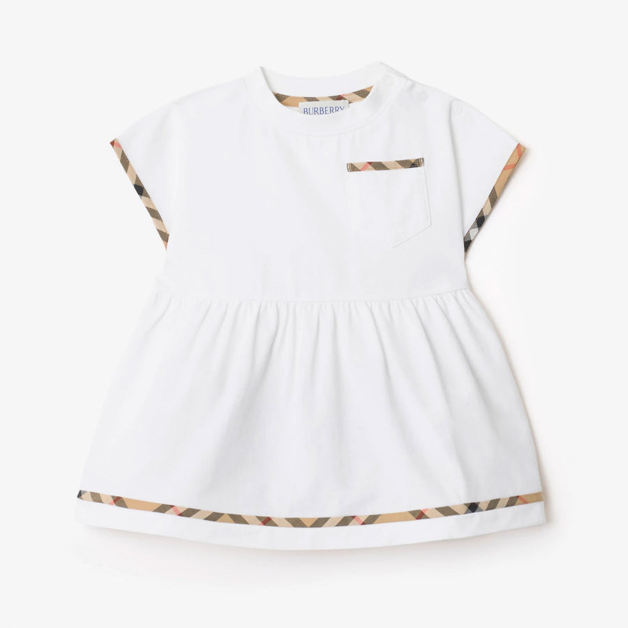 Burberry Lea Baby Girls Dress in White