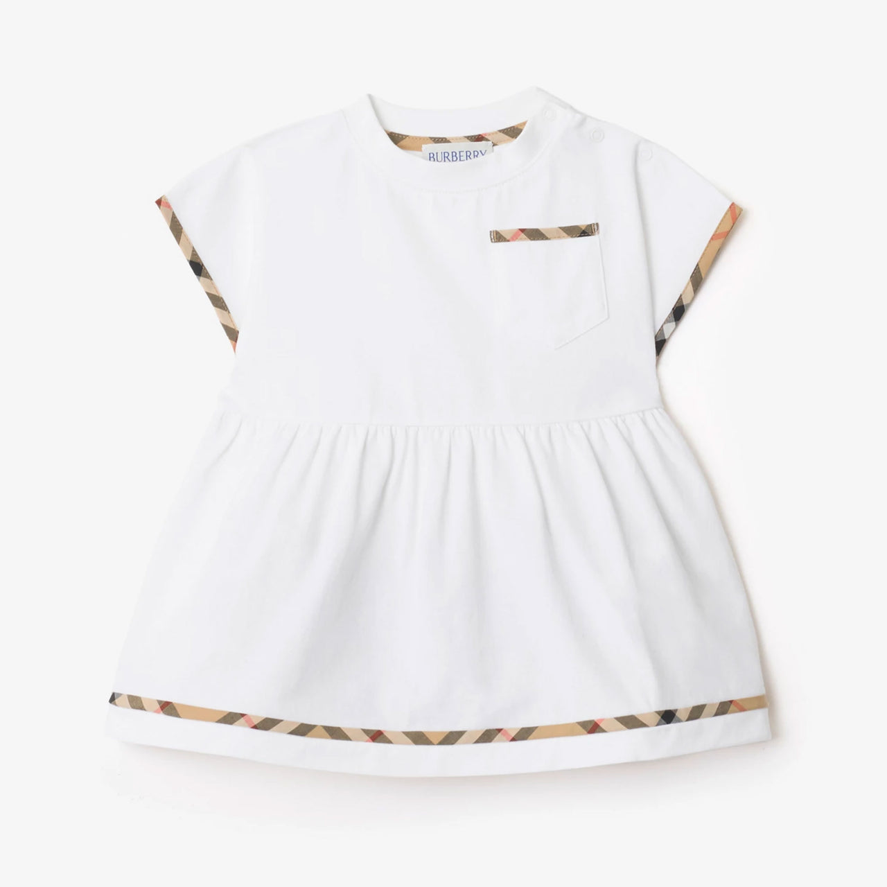 Burberry Lea Baby Girls Dress in White