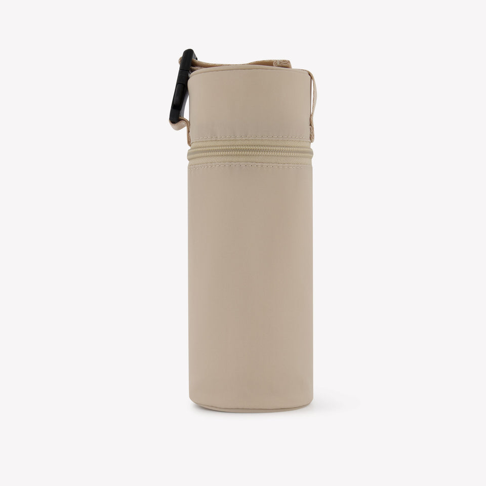 Armani Baby Unisex Diaper Bag In Beige