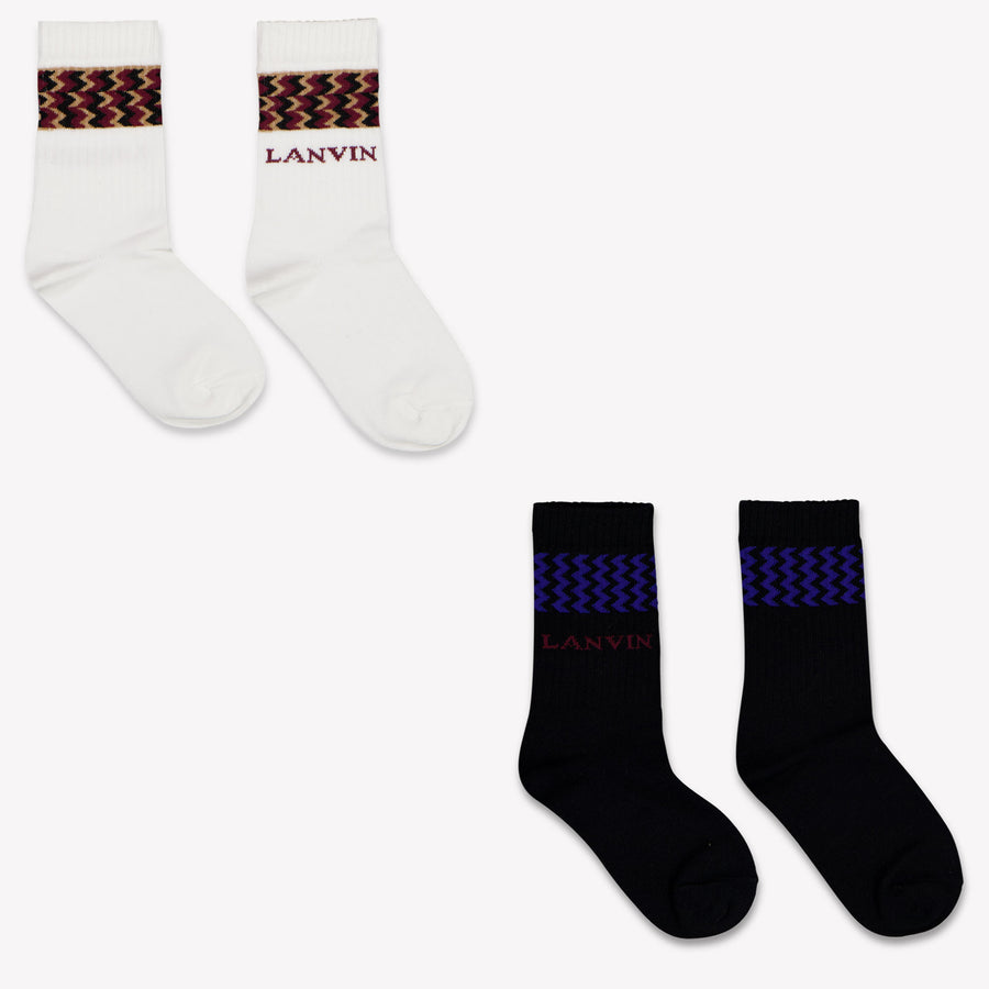 Lanvin Boys Sock in White