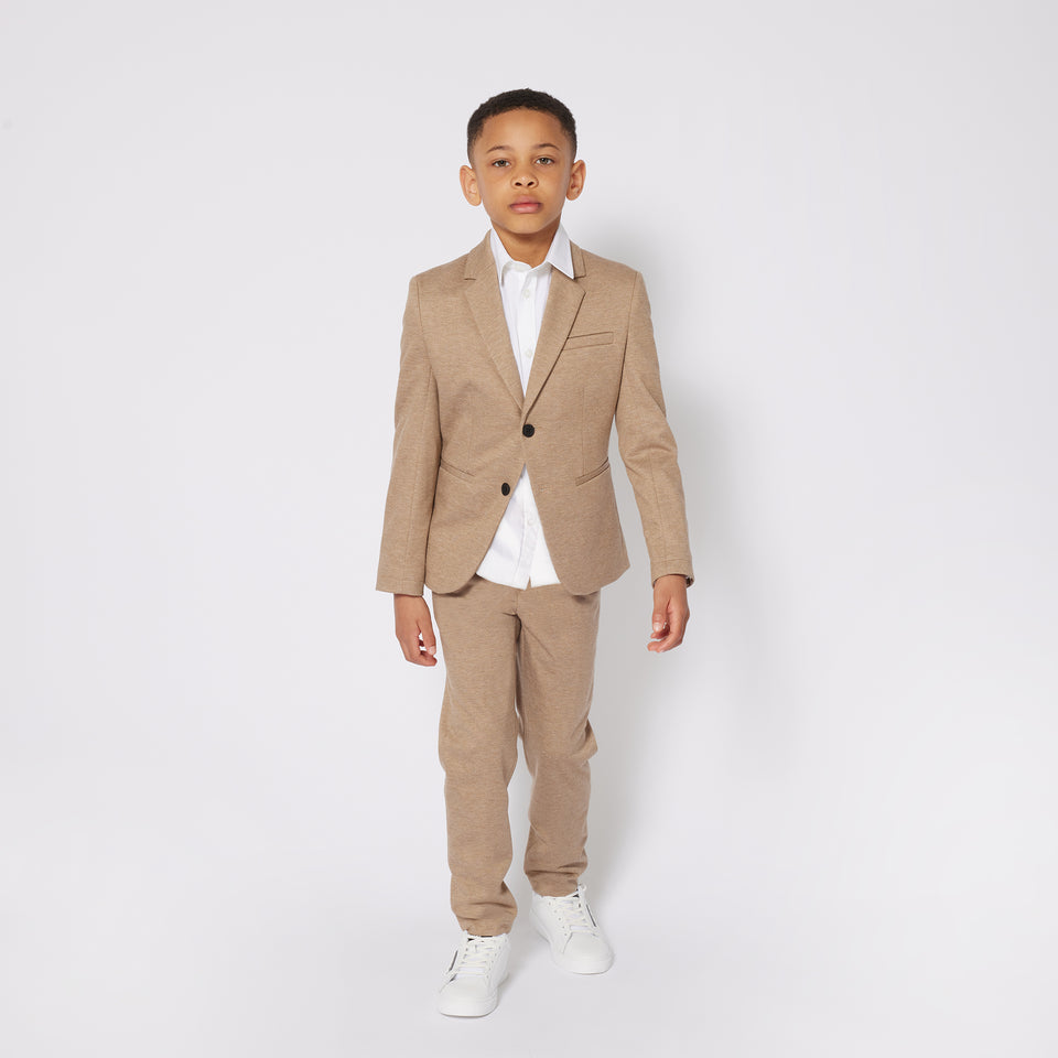 Boss Kids Boys Set in Beige
