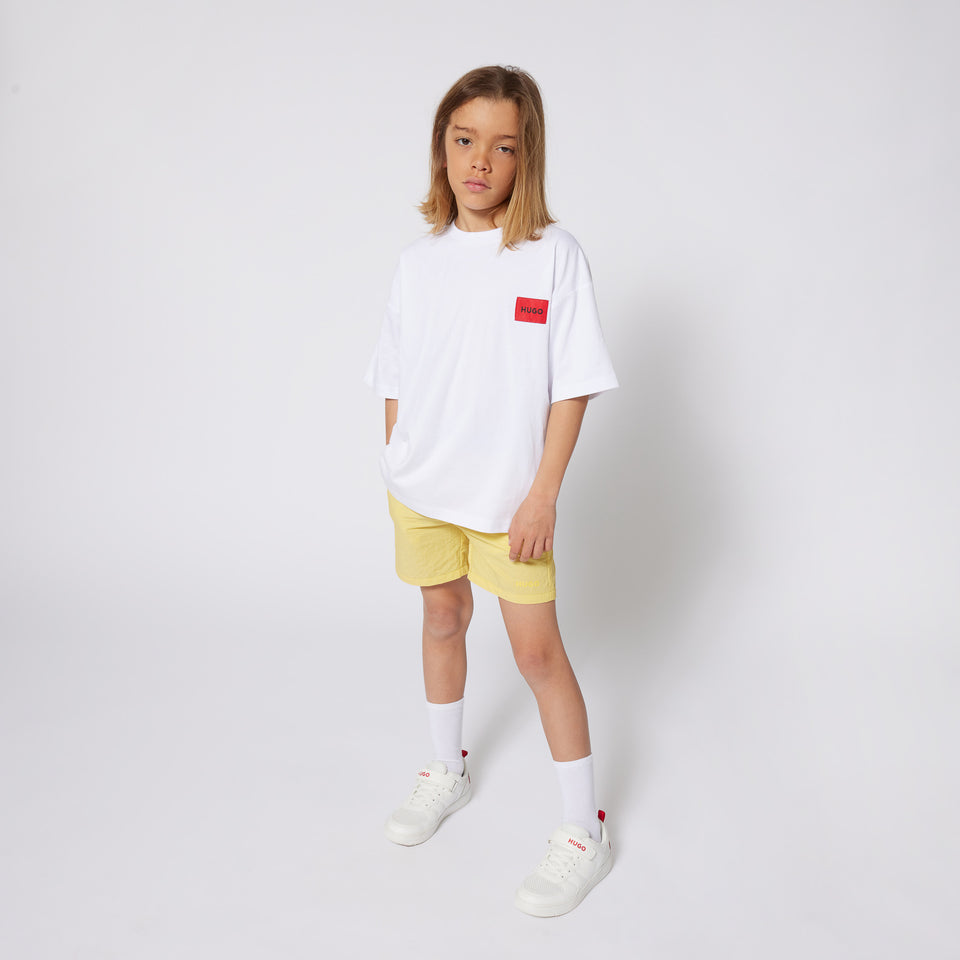 HUGO Kids Boys T-Shirt in White