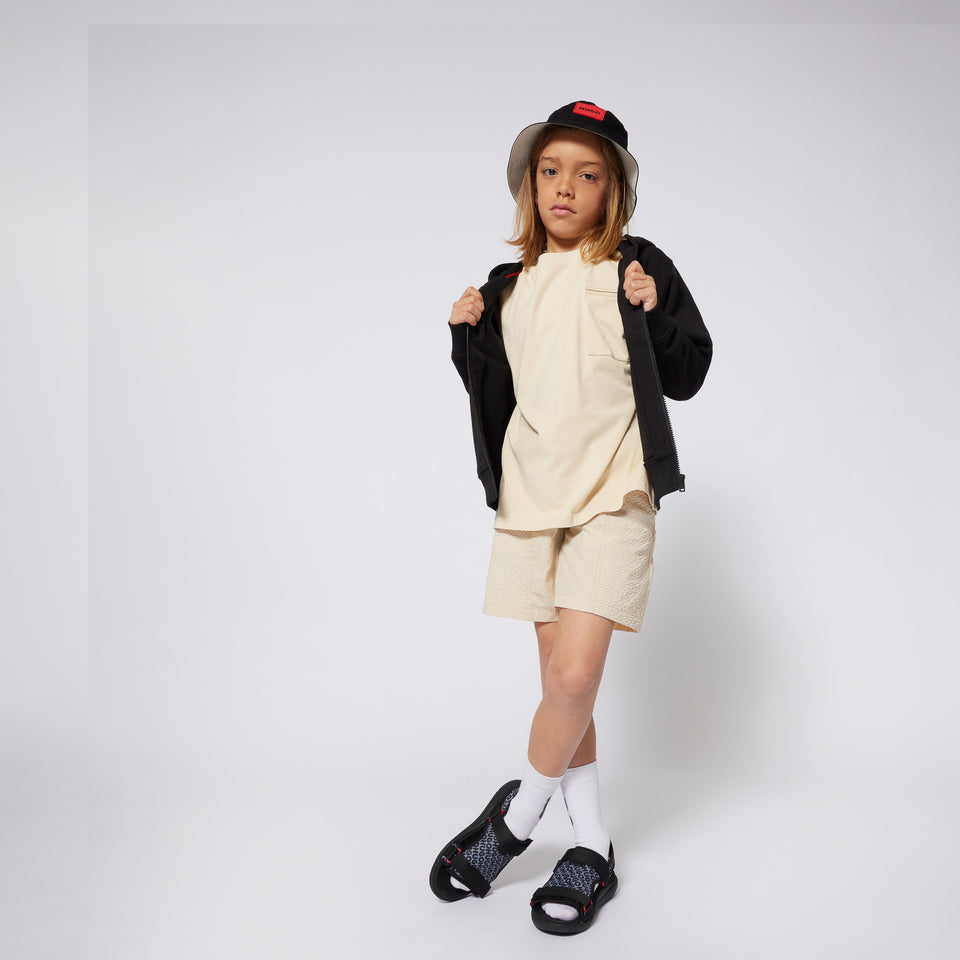 HUGO Kids Boys T-Shirt in Light Beige