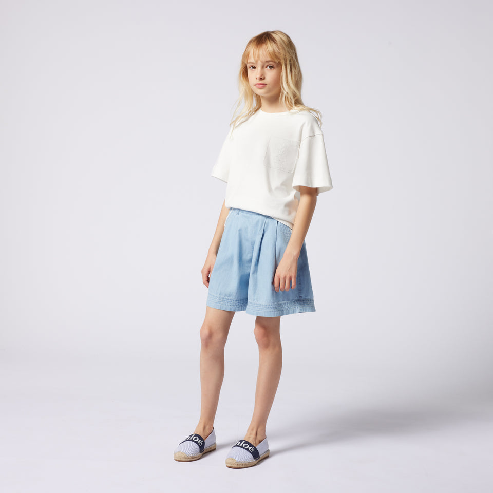 Chloe Girls Shoes In Blue