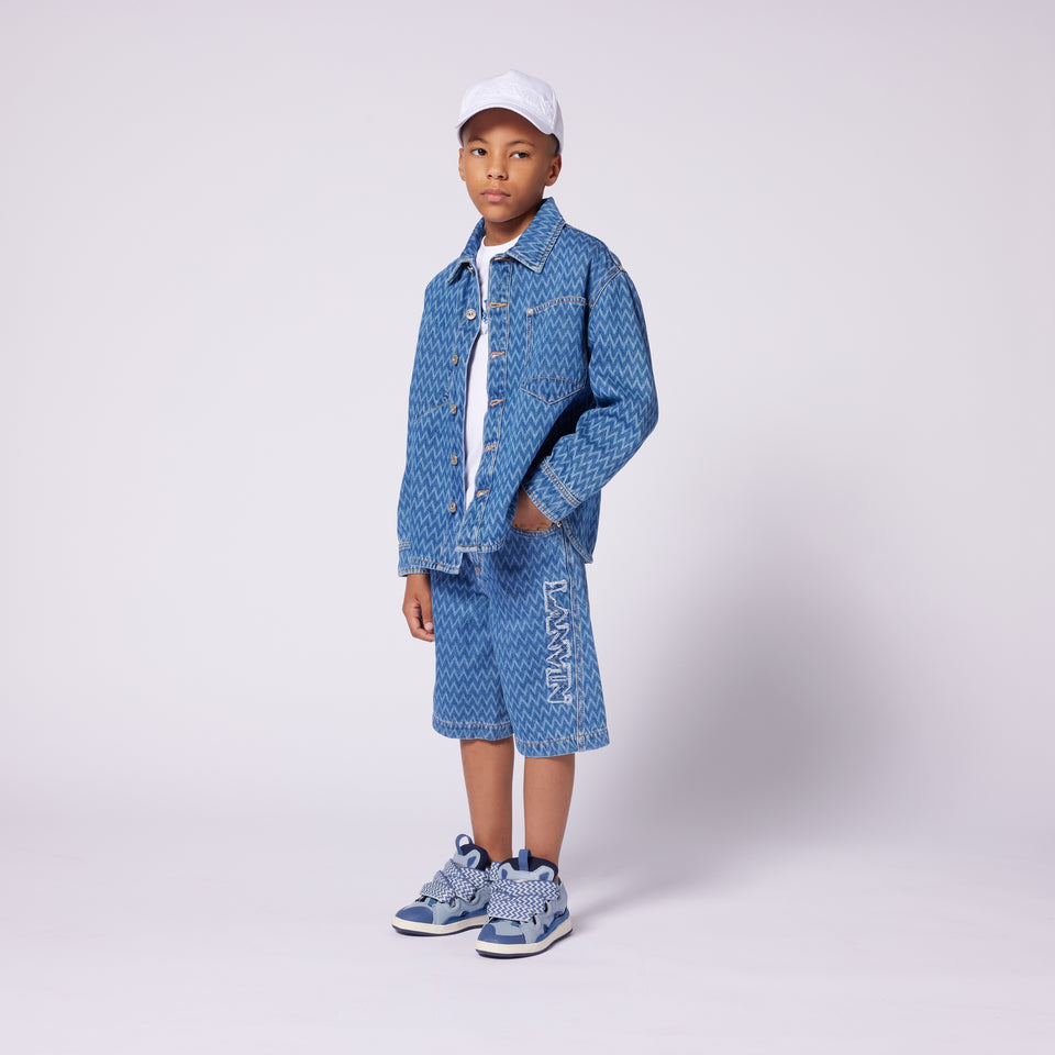 Lanvin Kinder Jongens Blouse In Blauw