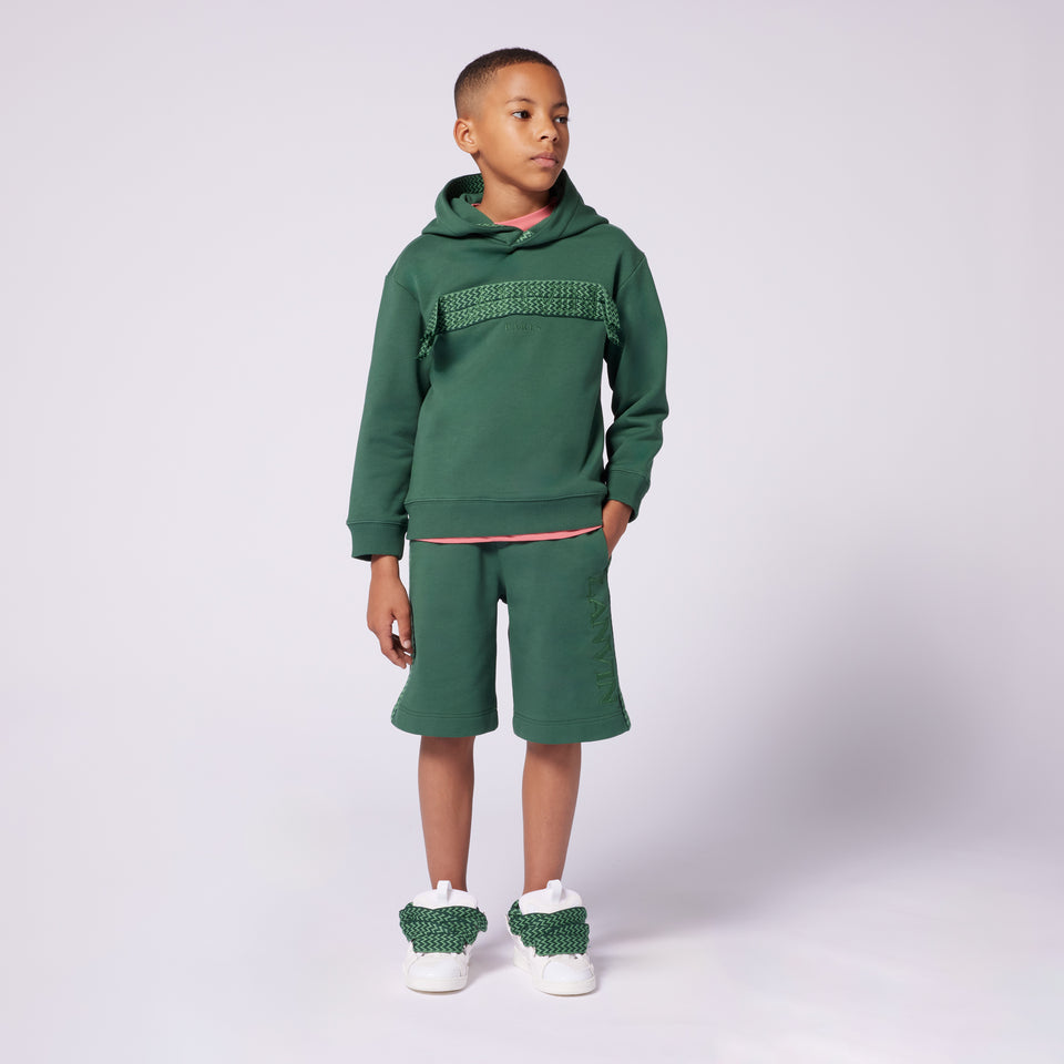 Lanvin Kinder Jongens Shorts In Groen