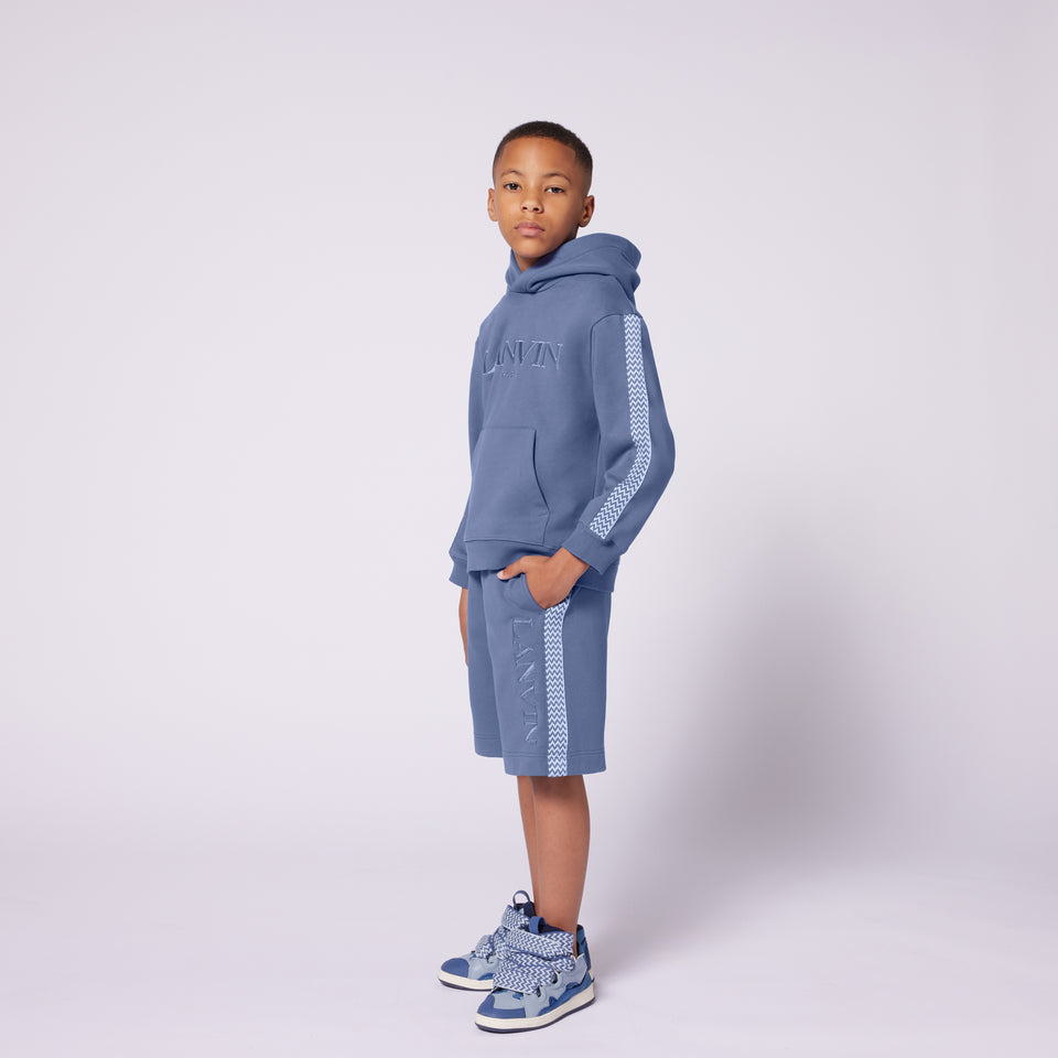 Lanvin Unisex Sneakers In Licht Blauw