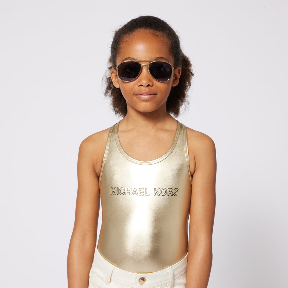 Michael Kors Kinder Meisjes Zwemkleding In Goud