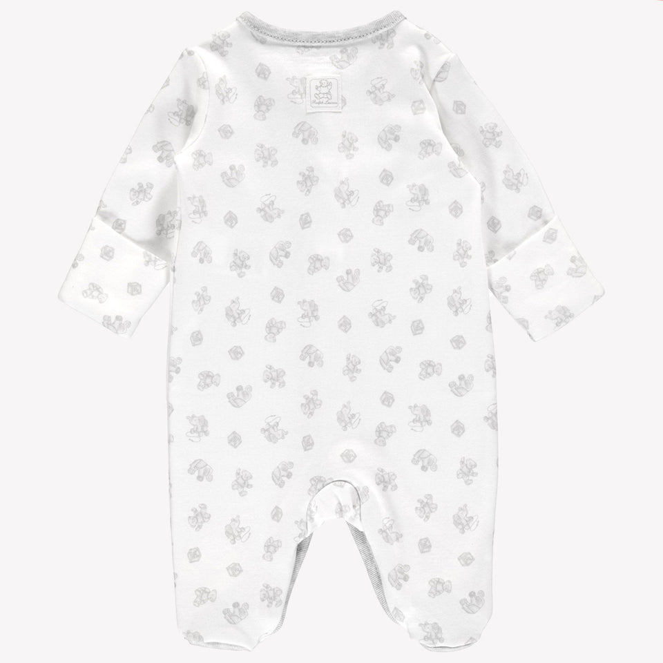 Ralph Lauren Baby Boys Playsuit In Light Gray