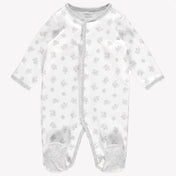 Ralph Lauren Baby Boys Playsuit In Light Gray