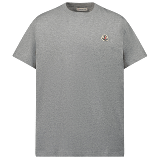 Moncler Kids Unisex T-Shirt Grey