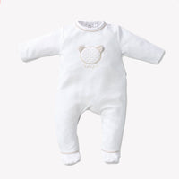 First Baby Unisex Box Suit  White