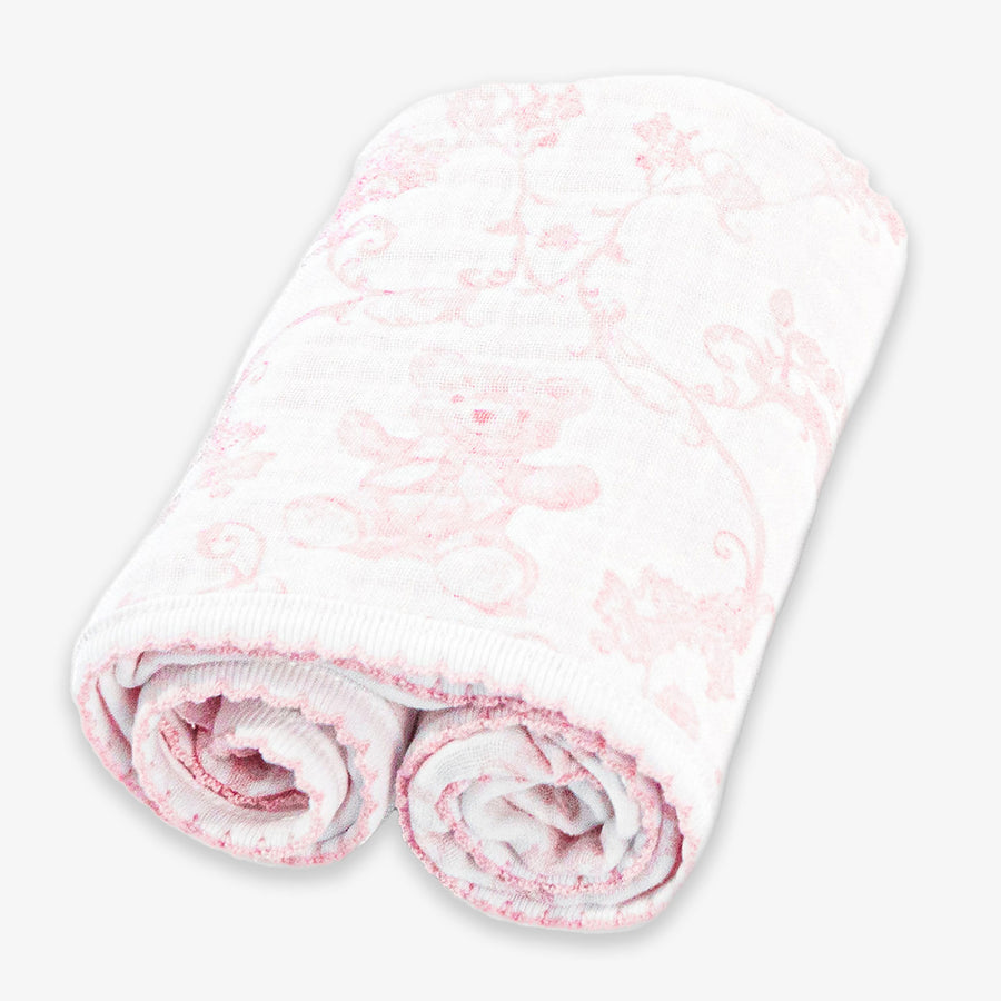First Baby Meisjes Doekje 70x70CM In Roze