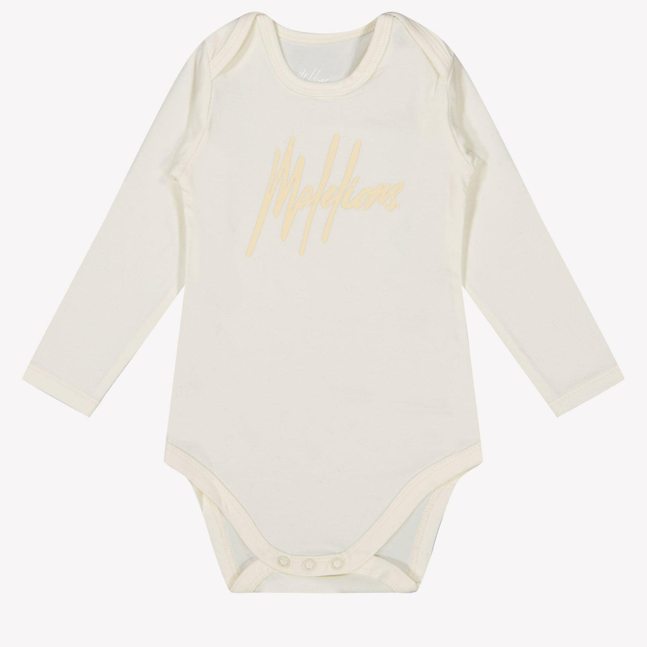 Malelions Baby Unisex Romper Offwhite