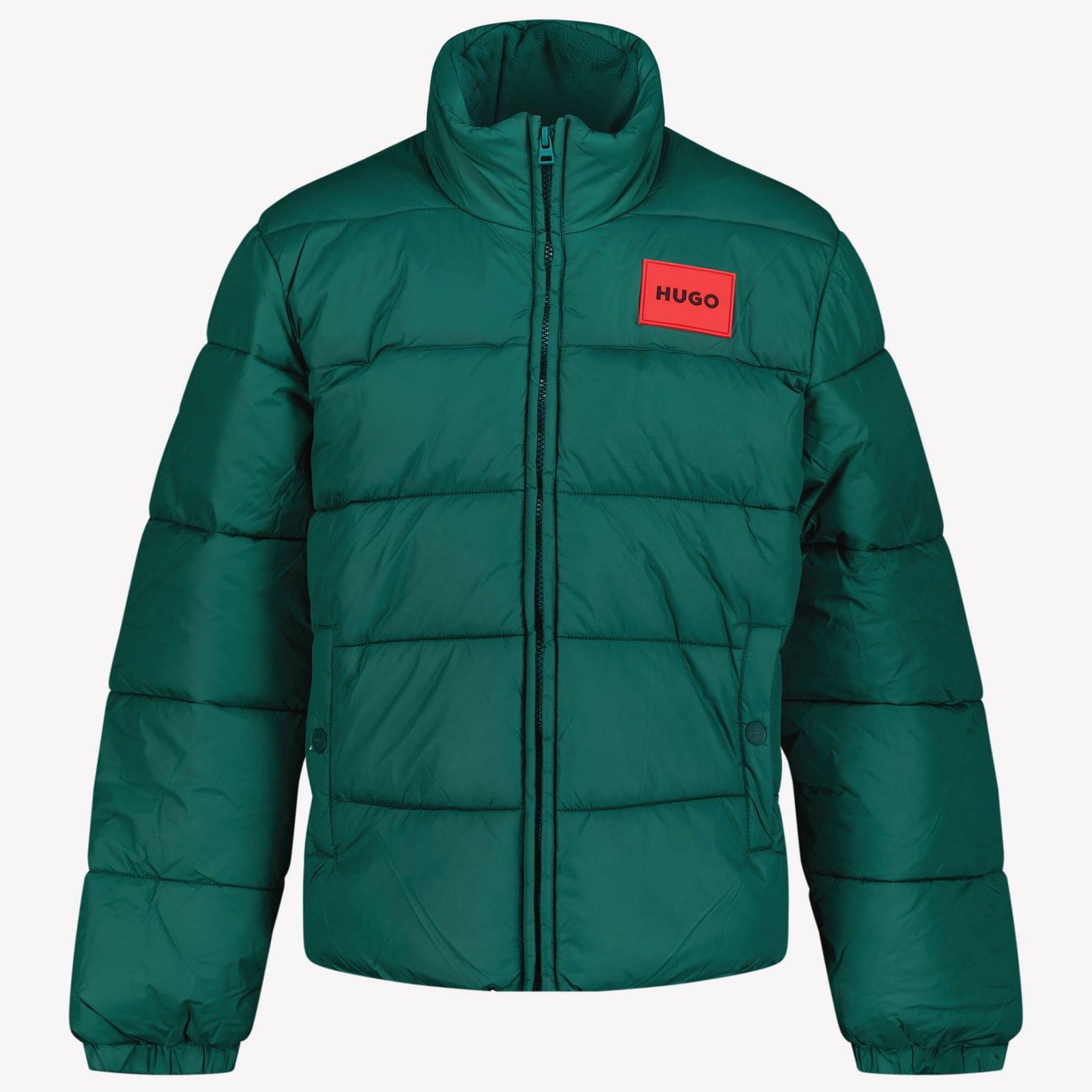 HUGO Kids Boys Winter Jacket Dark Green