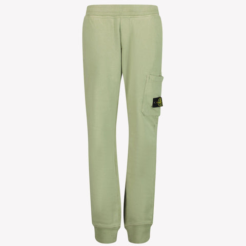 Stone Island Boys Trousers Olive Green