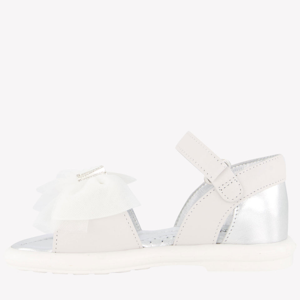 MonnaLisa Girls Sandals In White