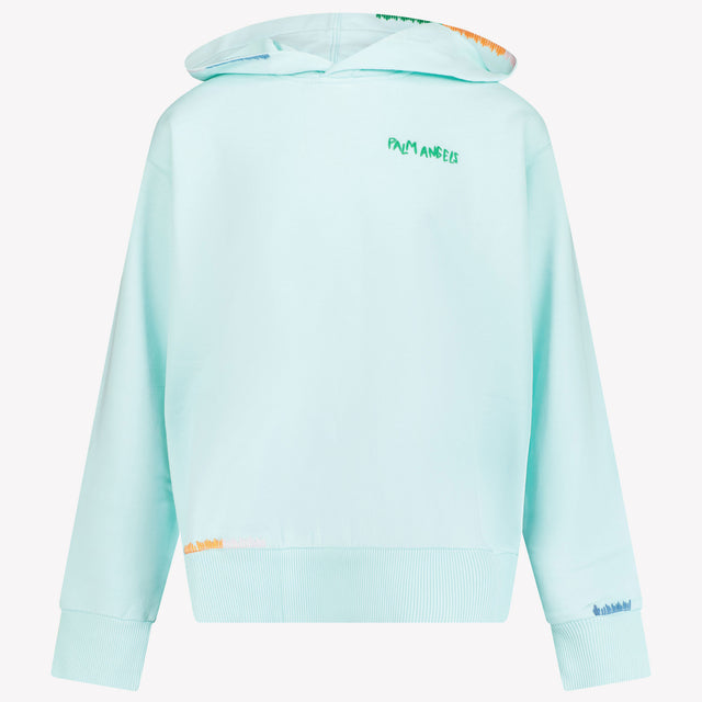 Palm Angels Kinder Jongens Trui In Turquoise