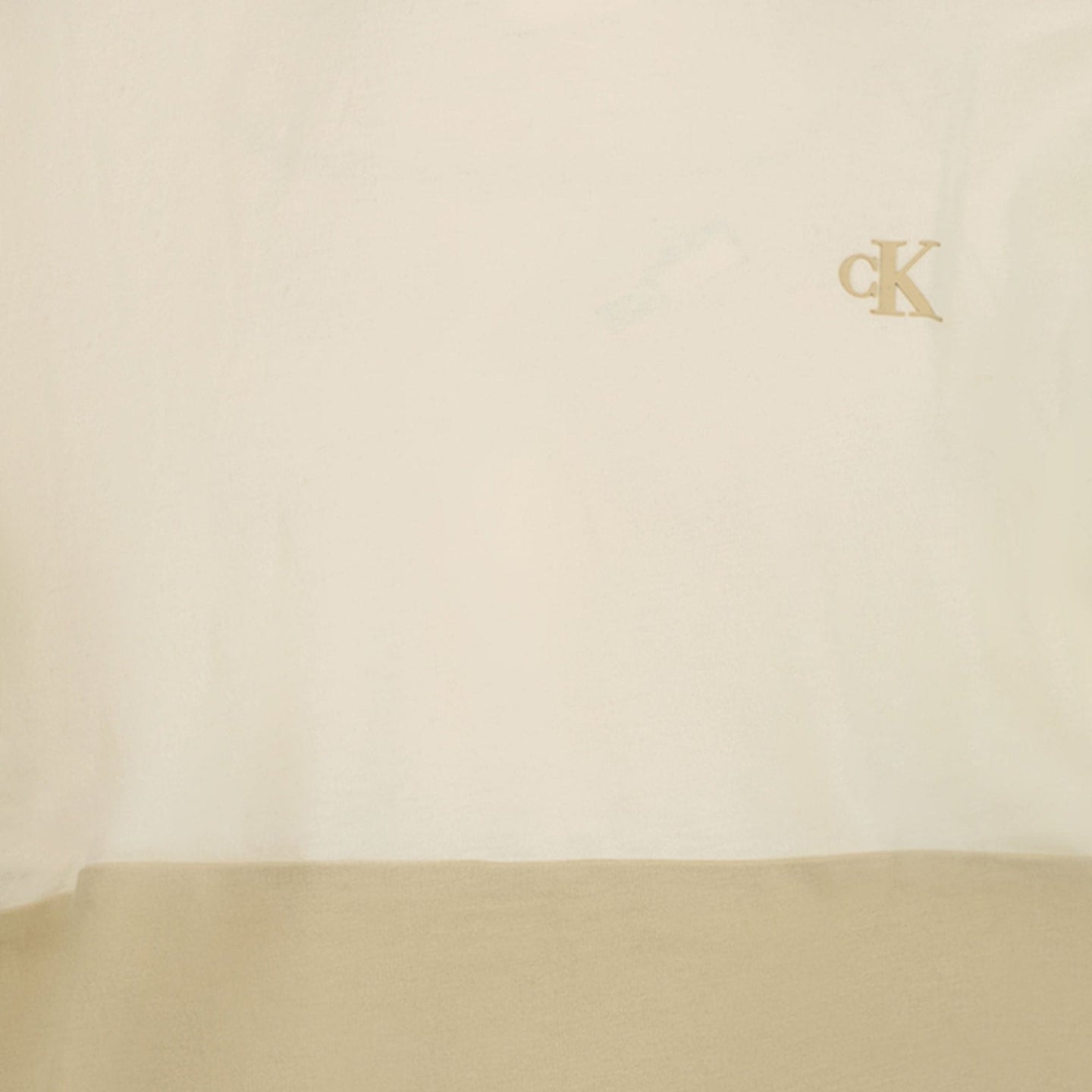 Calvin Klein Jongens T-shirt Beige 4Y