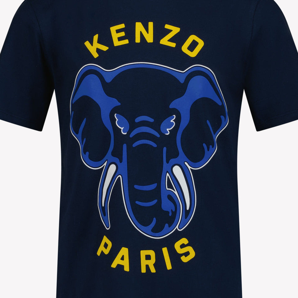 Kenzo kids Kinder Jongens T-Shirt Navy
