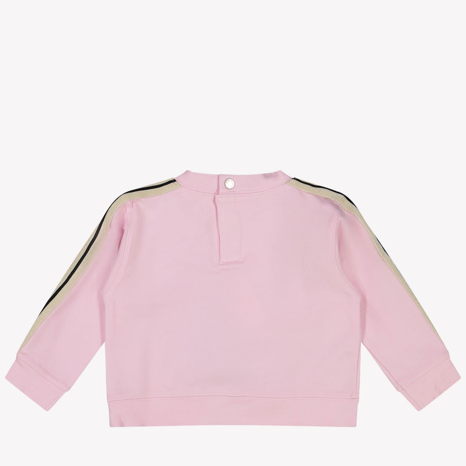 Palm Angels Baby girls sweater in Light Pink