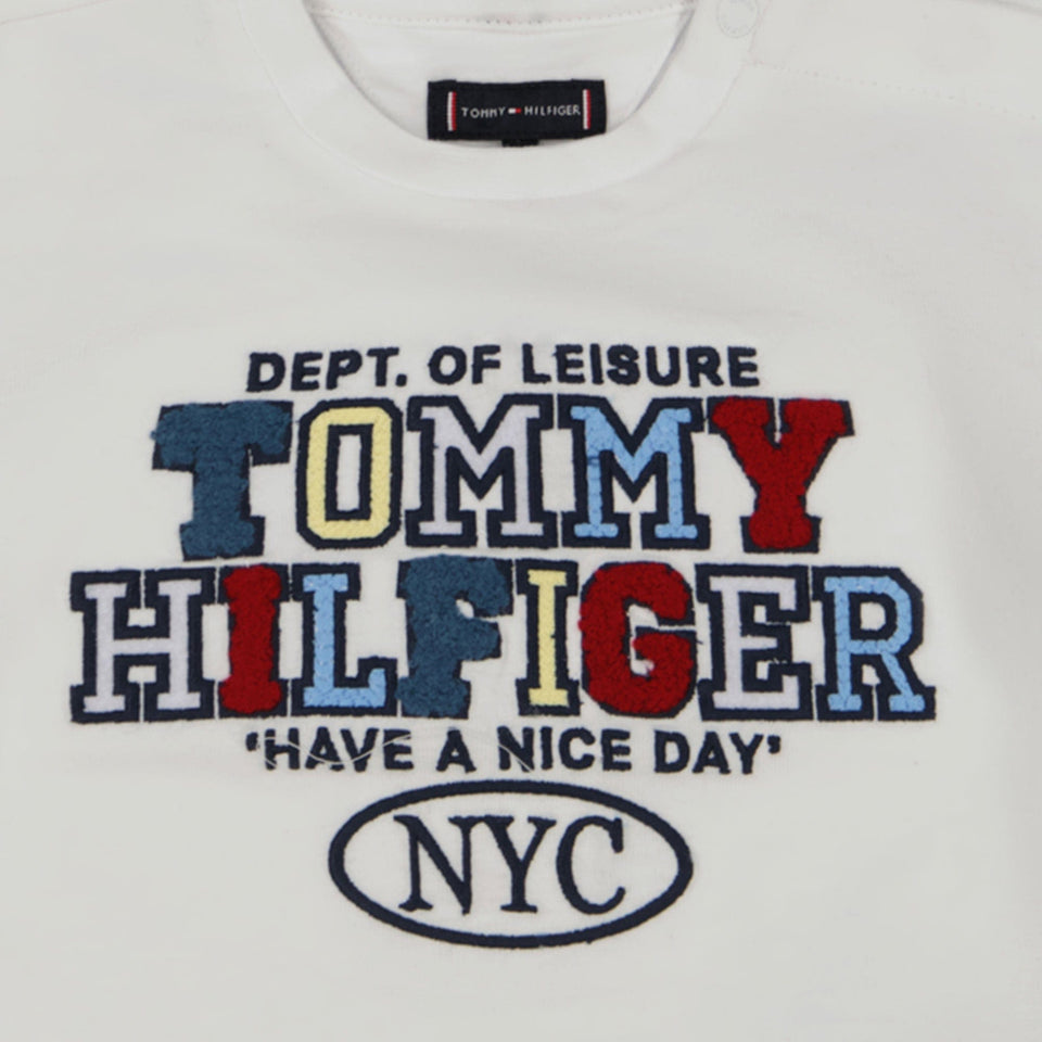 Tommy Hilfiger Baby Jongens T-shirt Wit