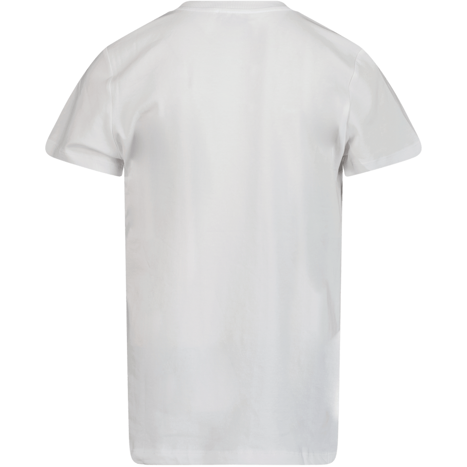 Moschino Kinder Unisex T-Shirt Wit