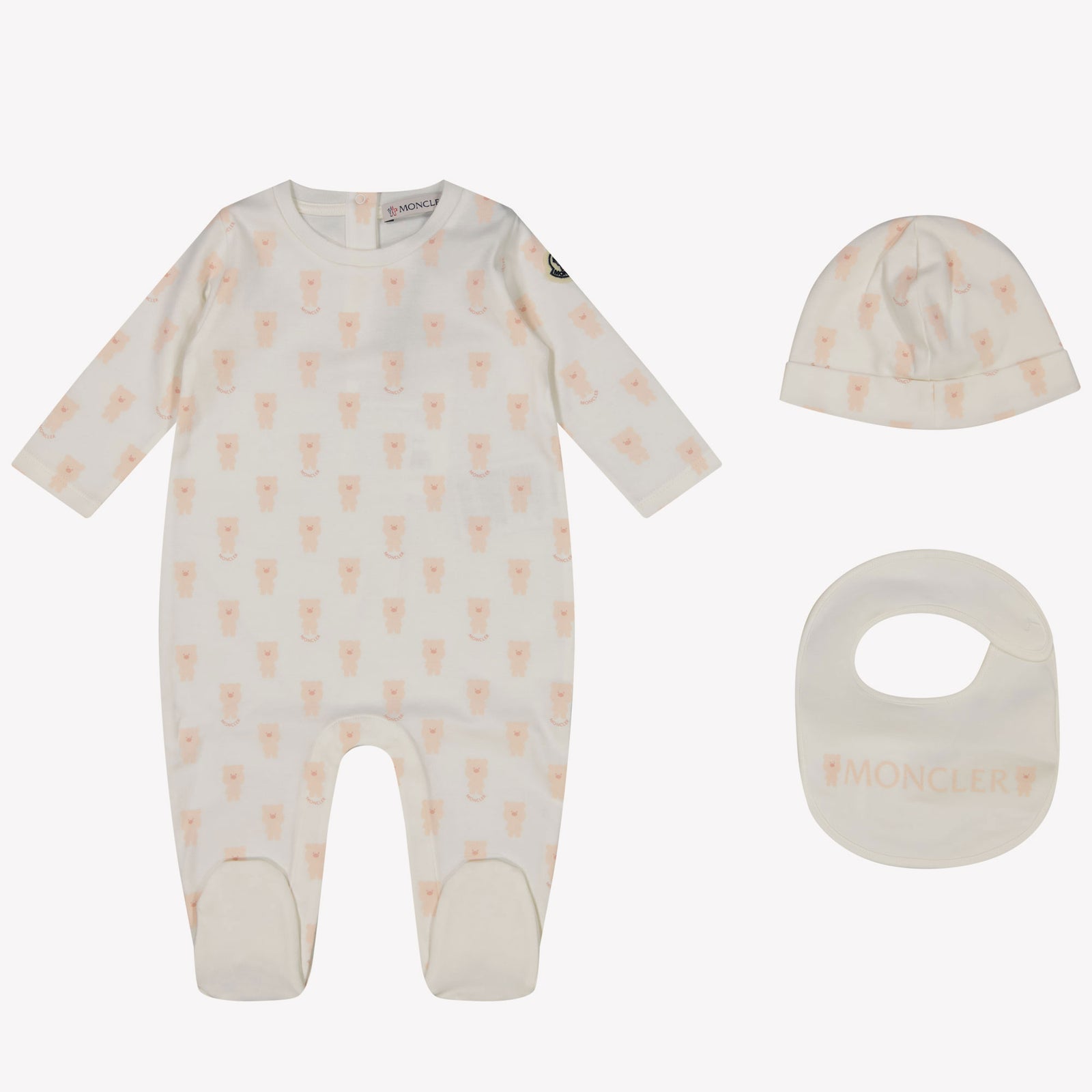 Moncler Baby girls Playsuit In Light Pink