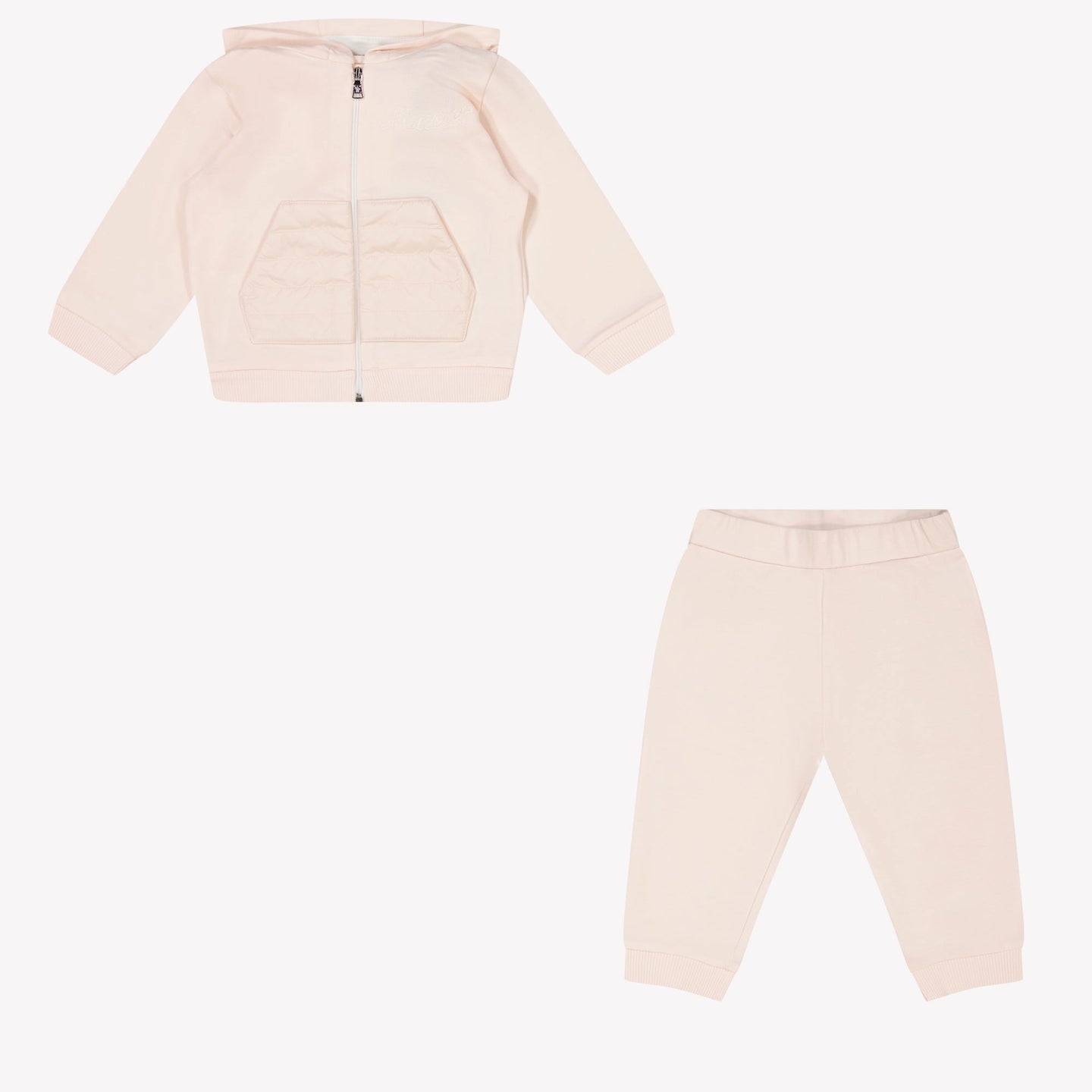 Moncler Baby Meisjes Joggingpak In Licht Roze