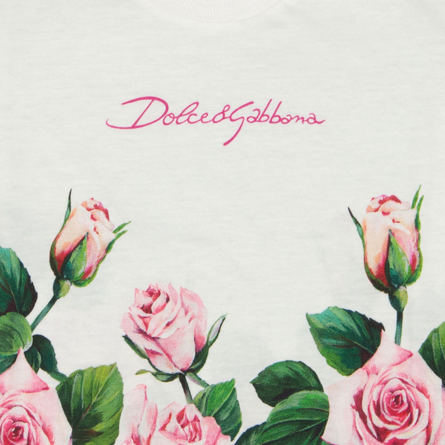 Dolce & Gabbana Baby Girls T-Shirt in White