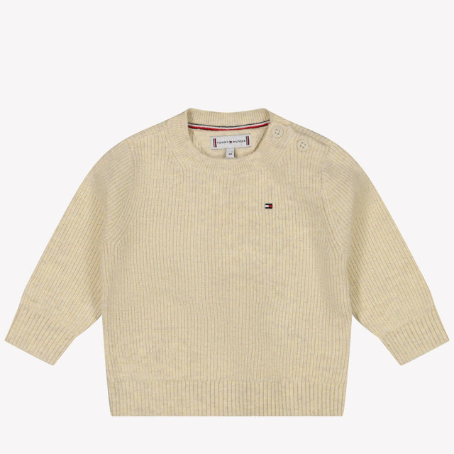 Tommy Hilfiger Baby Unisex Sweater Light Beige