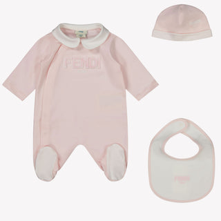 Fendi Baby Meisjes Playsuit Light Pink