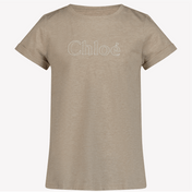 Chloe Children's Girls T-Shirt Bej